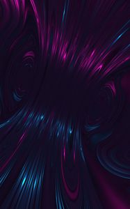 Preview wallpaper fractal, purple, dark, gleam, abstraction