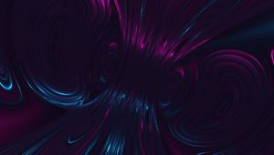 Preview wallpaper fractal, purple, dark, gleam, abstraction