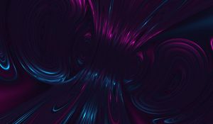 Preview wallpaper fractal, purple, dark, gleam, abstraction