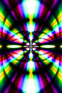 Preview wallpaper fractal, rays, bright, colorful, abstraction