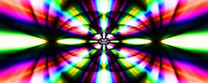 Preview wallpaper fractal, rays, bright, colorful, abstraction