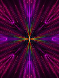 Preview wallpaper fractal, rays, colorful, abstraction
