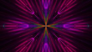 Preview wallpaper fractal, rays, colorful, abstraction