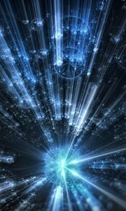 Preview wallpaper fractal, rays, glare, glow, abstraction