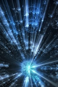 Preview wallpaper fractal, rays, glare, glow, abstraction