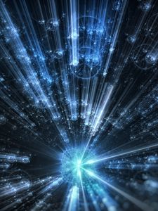 Preview wallpaper fractal, rays, glare, glow, abstraction