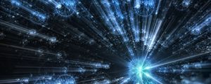 Preview wallpaper fractal, rays, glare, glow, abstraction