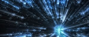 Preview wallpaper fractal, rays, glare, glow, abstraction