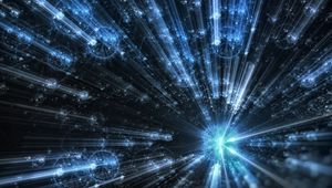 Preview wallpaper fractal, rays, glare, glow, abstraction