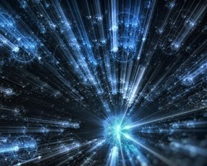 Preview wallpaper fractal, rays, glare, glow, abstraction