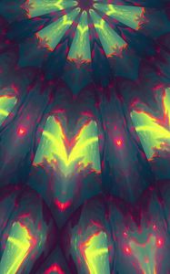 Preview wallpaper fractal, rays, glare, glow, pattern, abstraction