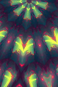 Preview wallpaper fractal, rays, glare, glow, pattern, abstraction