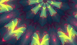 Preview wallpaper fractal, rays, glare, glow, pattern, abstraction