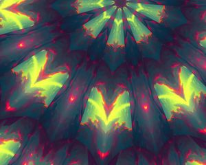 Preview wallpaper fractal, rays, glare, glow, pattern, abstraction