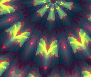 Preview wallpaper fractal, rays, glare, glow, pattern, abstraction