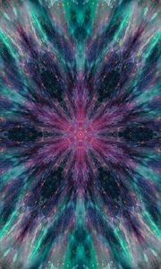 Preview wallpaper fractal, rays, glow, circles, abstraction