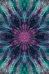 Preview wallpaper fractal, rays, glow, circles, abstraction