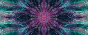 Preview wallpaper fractal, rays, glow, circles, abstraction