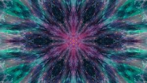 Preview wallpaper fractal, rays, glow, circles, abstraction