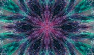 Preview wallpaper fractal, rays, glow, circles, abstraction