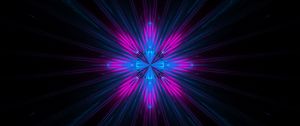Preview wallpaper fractal, rays, shine, abstraction