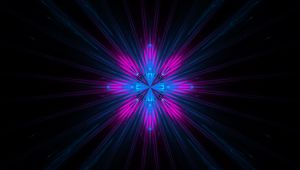Preview wallpaper fractal, rays, shine, abstraction