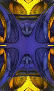 Preview wallpaper fractal, reflection, abstraction, colorful