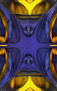 Preview wallpaper fractal, reflection, abstraction, colorful