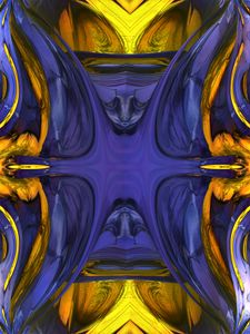 Preview wallpaper fractal, reflection, abstraction, colorful