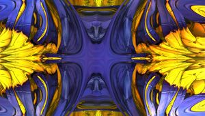 Preview wallpaper fractal, reflection, abstraction, colorful