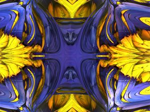 Preview wallpaper fractal, reflection, abstraction, colorful