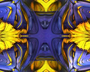 Preview wallpaper fractal, reflection, abstraction, colorful