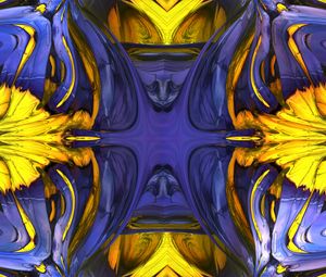 Preview wallpaper fractal, reflection, abstraction, colorful