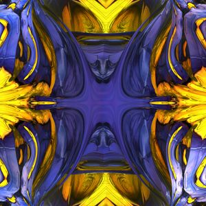 Preview wallpaper fractal, reflection, abstraction, colorful