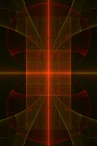 Preview wallpaper fractal, reflection, lines, neon, abstraction