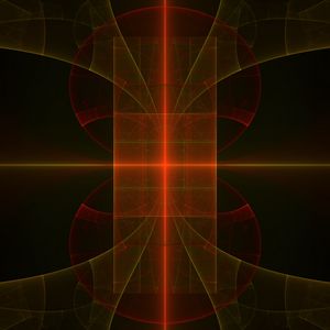 Preview wallpaper fractal, reflection, lines, neon, abstraction
