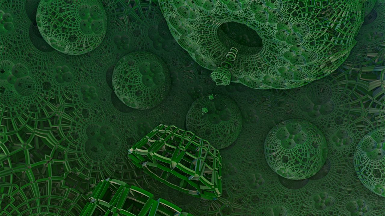 Wallpaper fractal, rendering, visualization