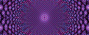 Preview wallpaper fractal, rhombuses, shapes, illusion, purple, abstraction