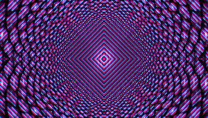 Preview wallpaper fractal, rhombuses, shapes, illusion, purple, abstraction