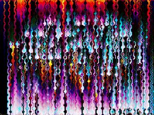 Preview wallpaper fractal, rhombuses, shapes, colorful, abstraction