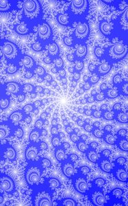 Preview wallpaper fractal, rotation, blue, patterns