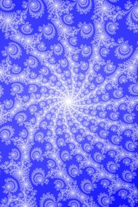 Preview wallpaper fractal, rotation, blue, patterns