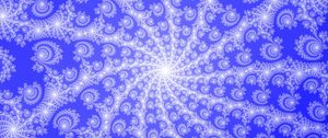 Preview wallpaper fractal, rotation, blue, patterns