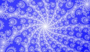 Preview wallpaper fractal, rotation, blue, patterns