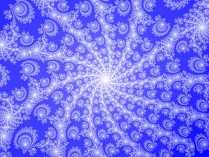 Preview wallpaper fractal, rotation, blue, patterns