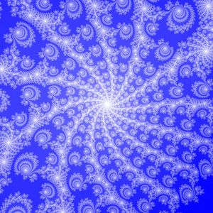 Preview wallpaper fractal, rotation, blue, patterns