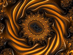 Preview wallpaper fractal, shape, twisted, relief, surface, patterns