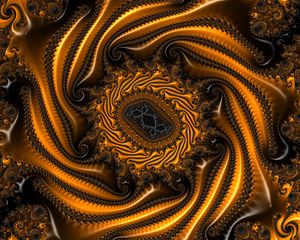 Preview wallpaper fractal, shape, twisted, relief, surface, patterns