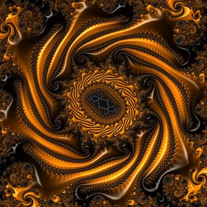 Preview wallpaper fractal, shape, twisted, relief, surface, patterns