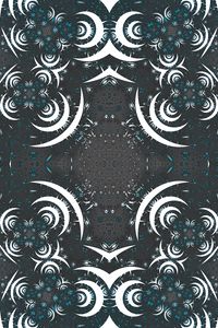 Preview wallpaper fractal, shapes, abstraction, gray